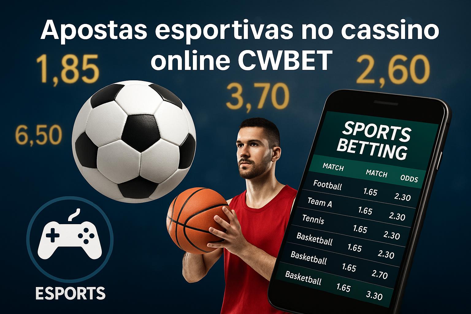 Aposte em apostas esportivas no cassino online CWBET