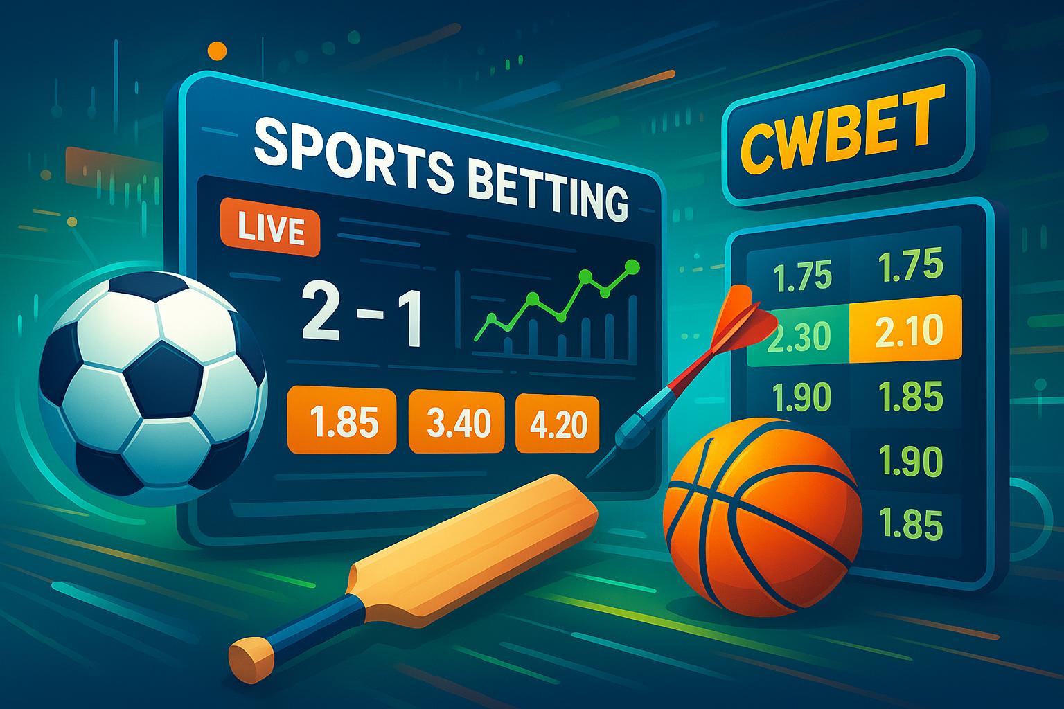 Apostas esportivas no cassino online CWBET
